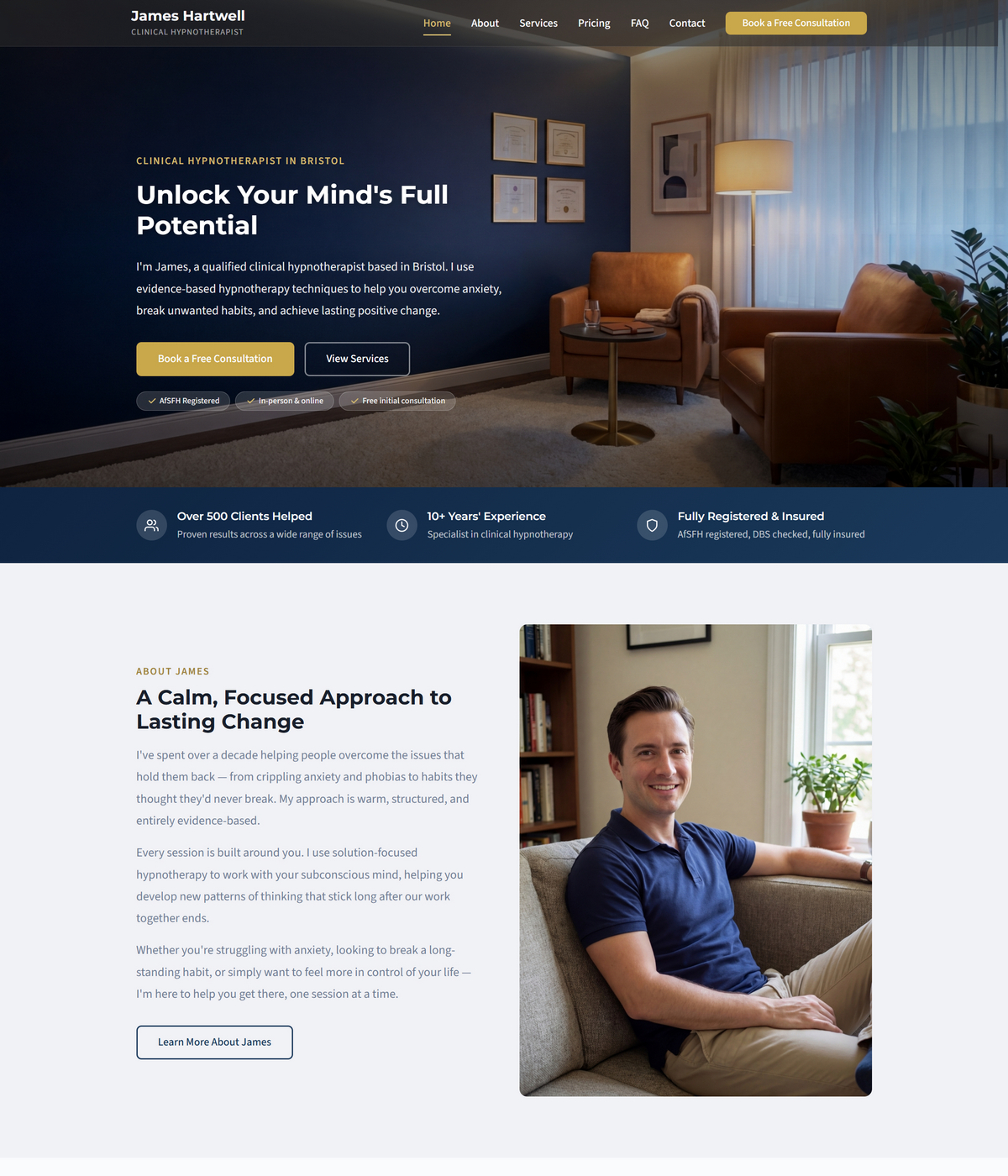 Websites for Hypnotherapists